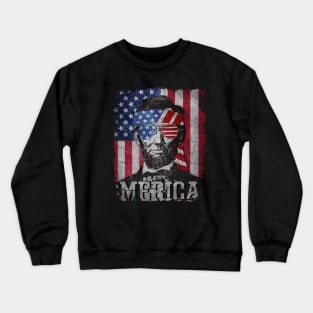 Merica Lincoln Crewneck Sweatshirt